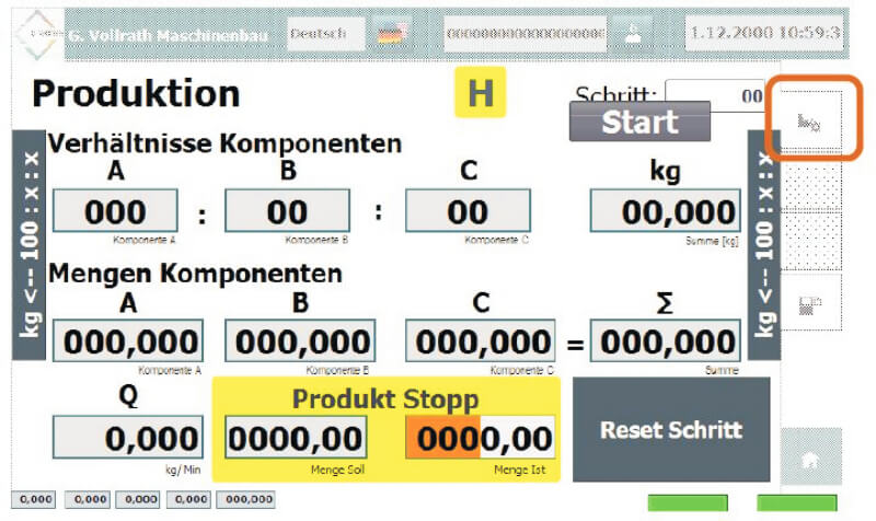 Epoxi Mehrkomponenten-Maschine der Firma Gernot Vollrath Maschinenbau